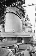 1/700 USS New Jersey BB-62 Round Bridge, 1944