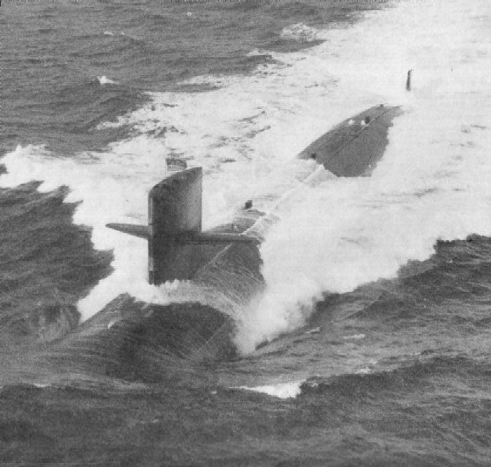 Lipscomb USS Glenard P SSN-685 U-Boot 1:1250 ARIA MASTER 