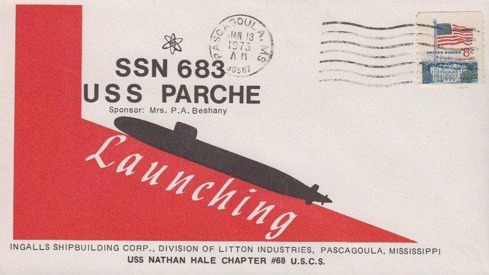 Beefeater USS PARCHE SSN 683 Rating License Plate U S Navy USN Military PO4 