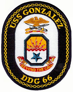 Destroyer Photo Index DDG-66 USS GONZALEZ
